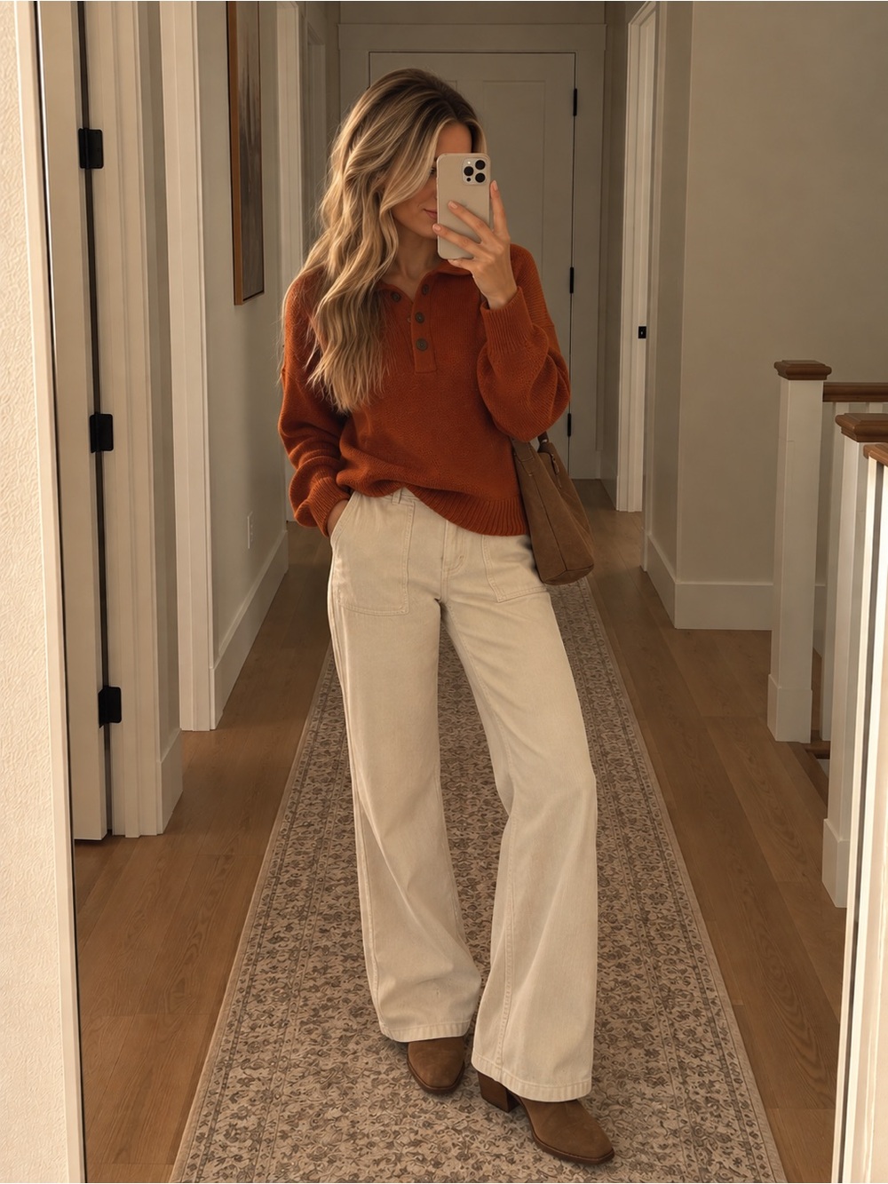 Roots Knitted Henley Sweater